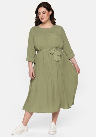 SHEEGO Dress in Green: front