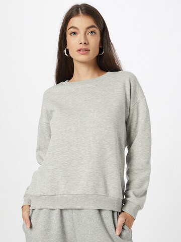 b.young Sweatshirt in Grijs: voorkant