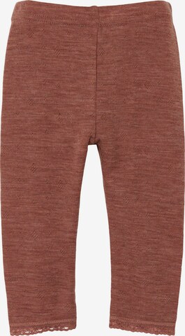 Leggings 'Wang' NAME IT en marron : devant