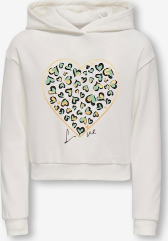 ONLY GIRLS Collegepaita 'Kogcooper' värissä valkoinen: etupuoli