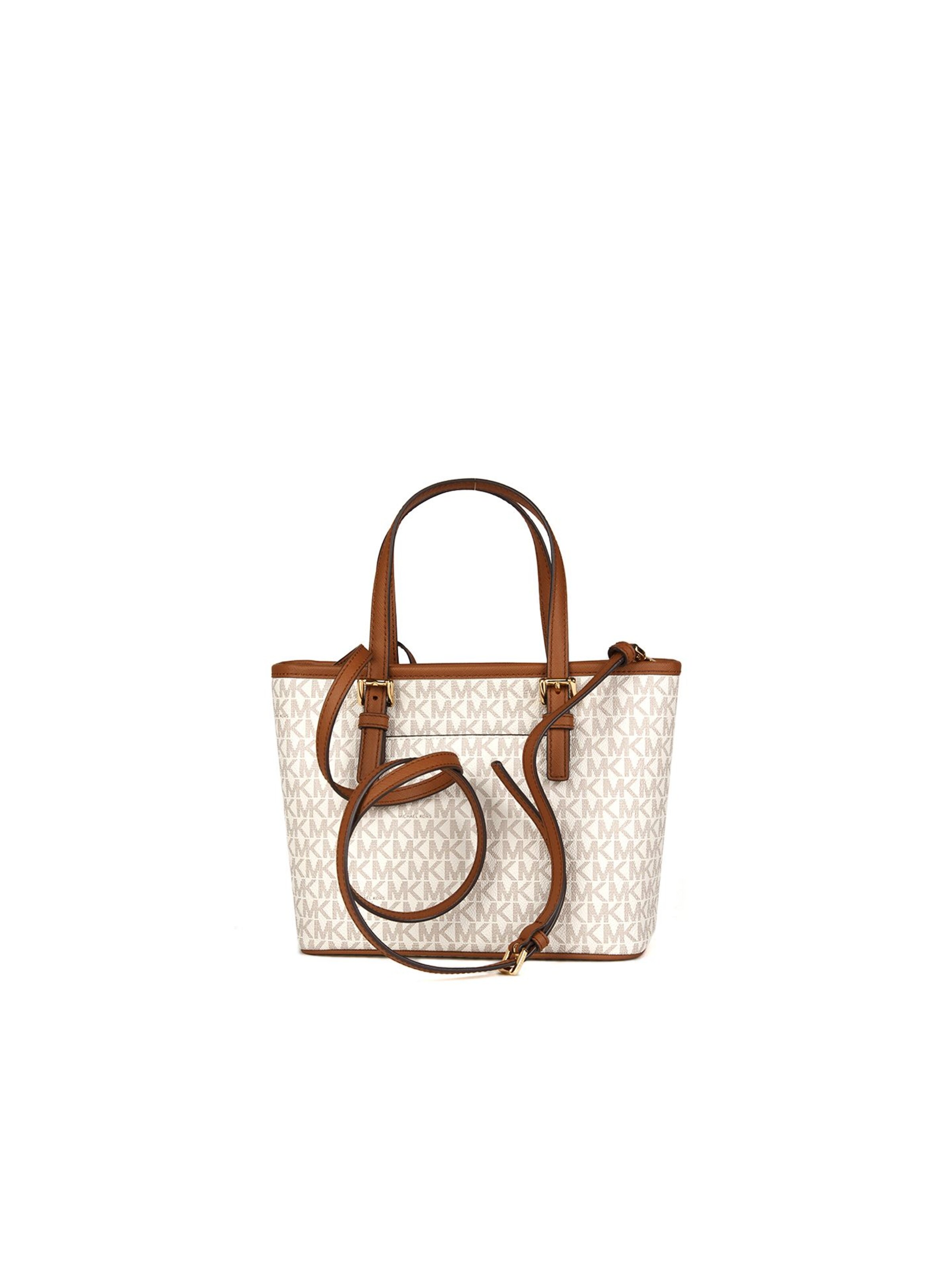 Michael Kors Handtas 'Jet' in Beige