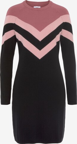 TAMARIS Knitted dress in Pink: front