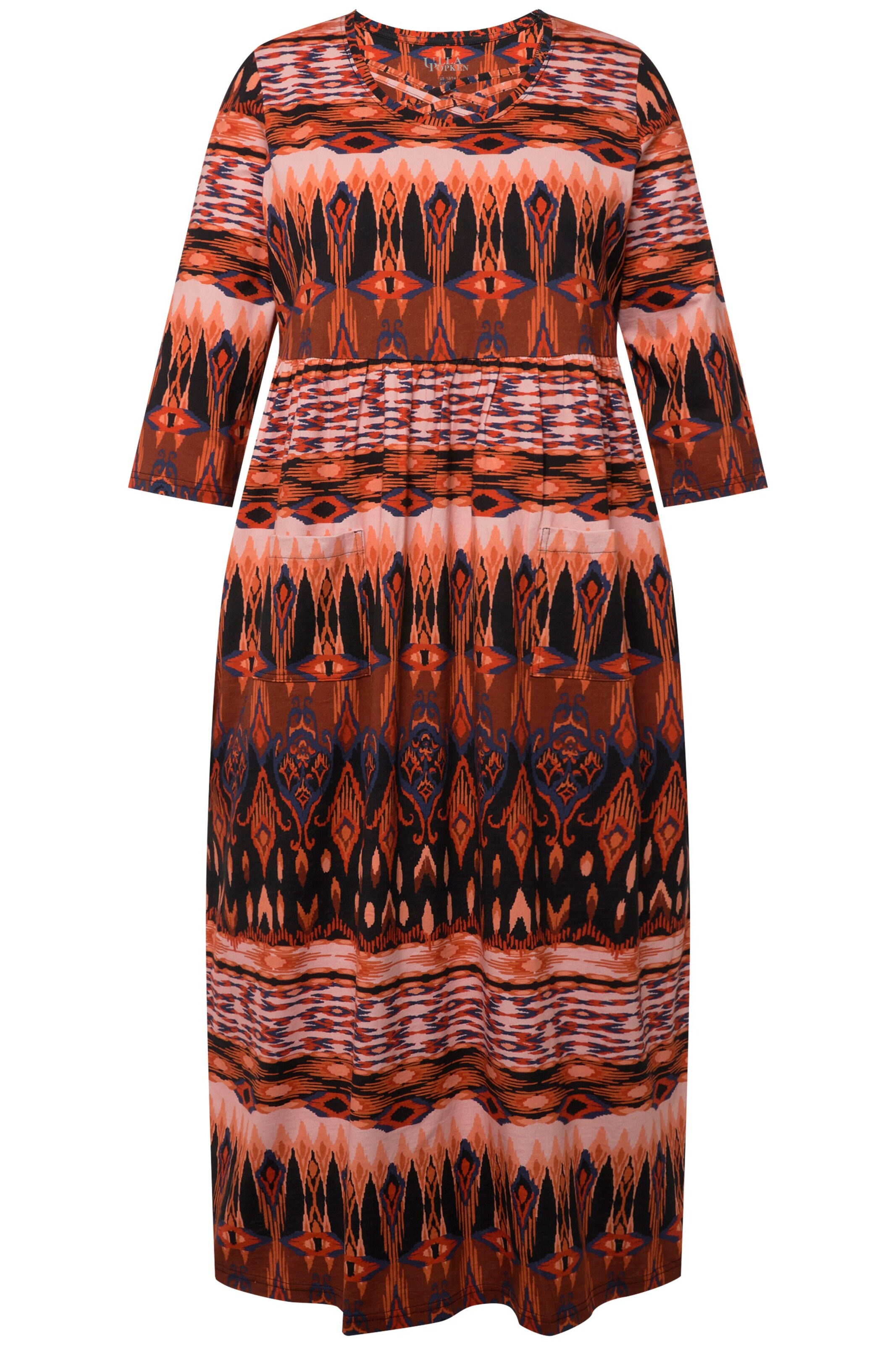 Ulla Popken Jurk in Gemengde kleuren: voorkant