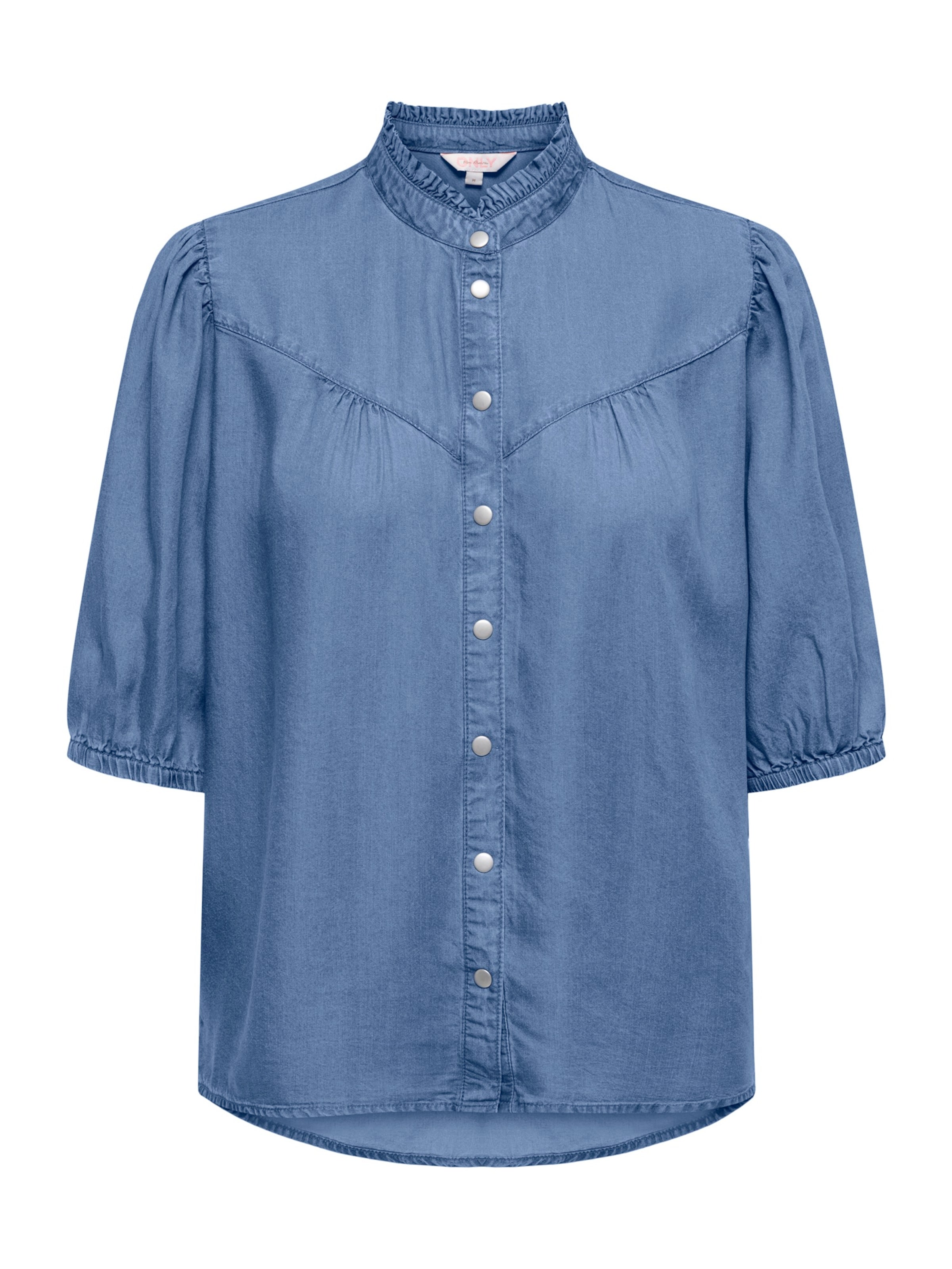 Chemisier 'ONLCharis' ONLY en bleu : devant