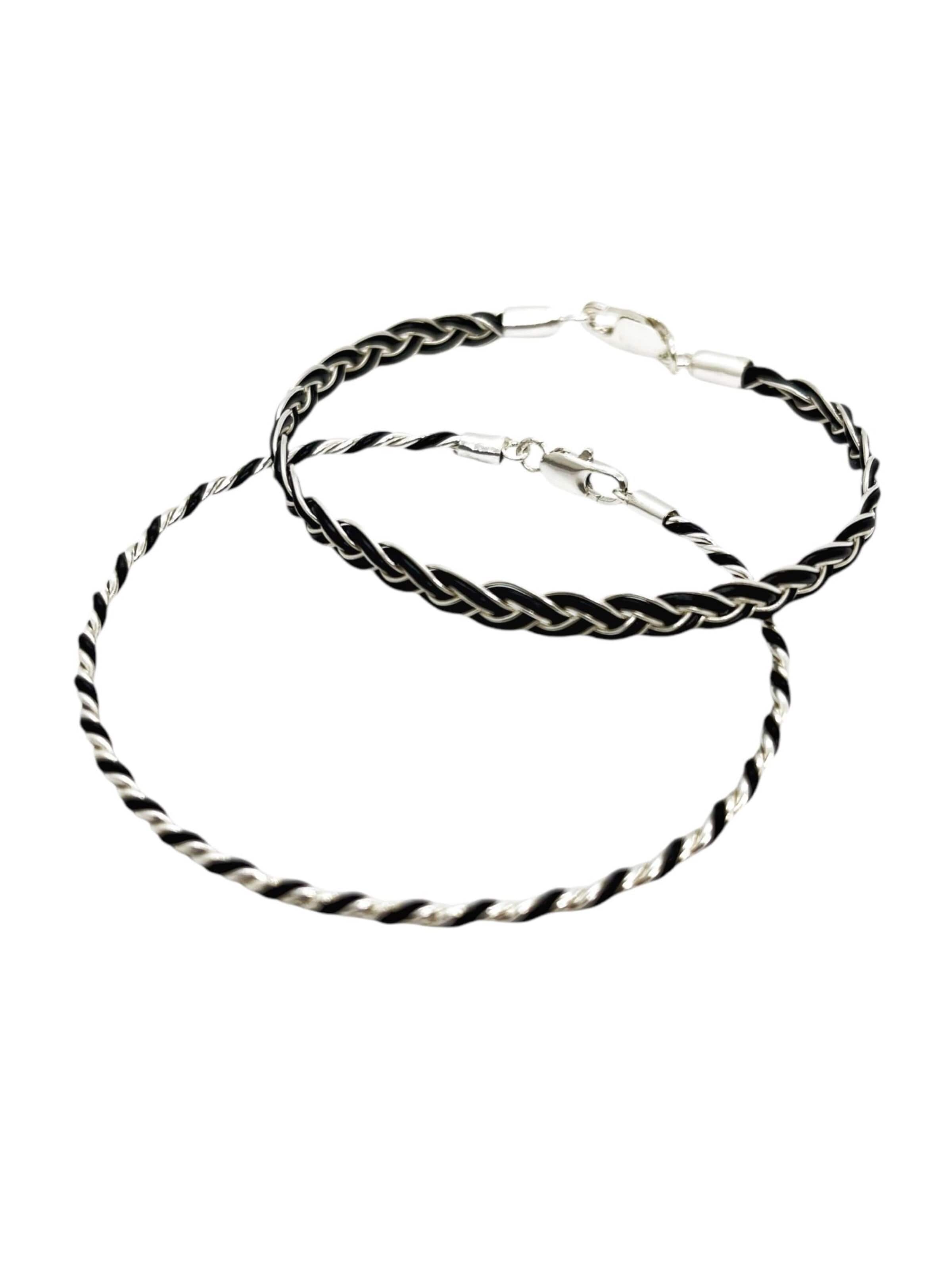 Plata Única Bracelet in Black: front