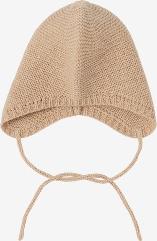 Lil ' Atelier Kids Beanie 'Gene' in Brown: front