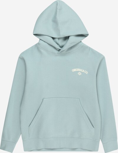 Jack & Jones Junior Sweatshirt 'Santorini;' in mint / weiß, Produktansicht