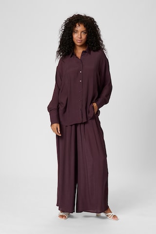 Kaffe Bluse i lilla
