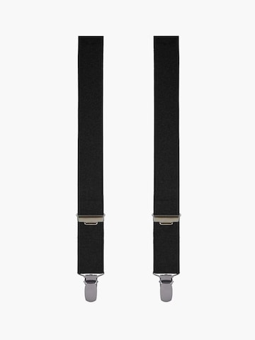 Bretelles de pantalon Profuomo en noir : devant