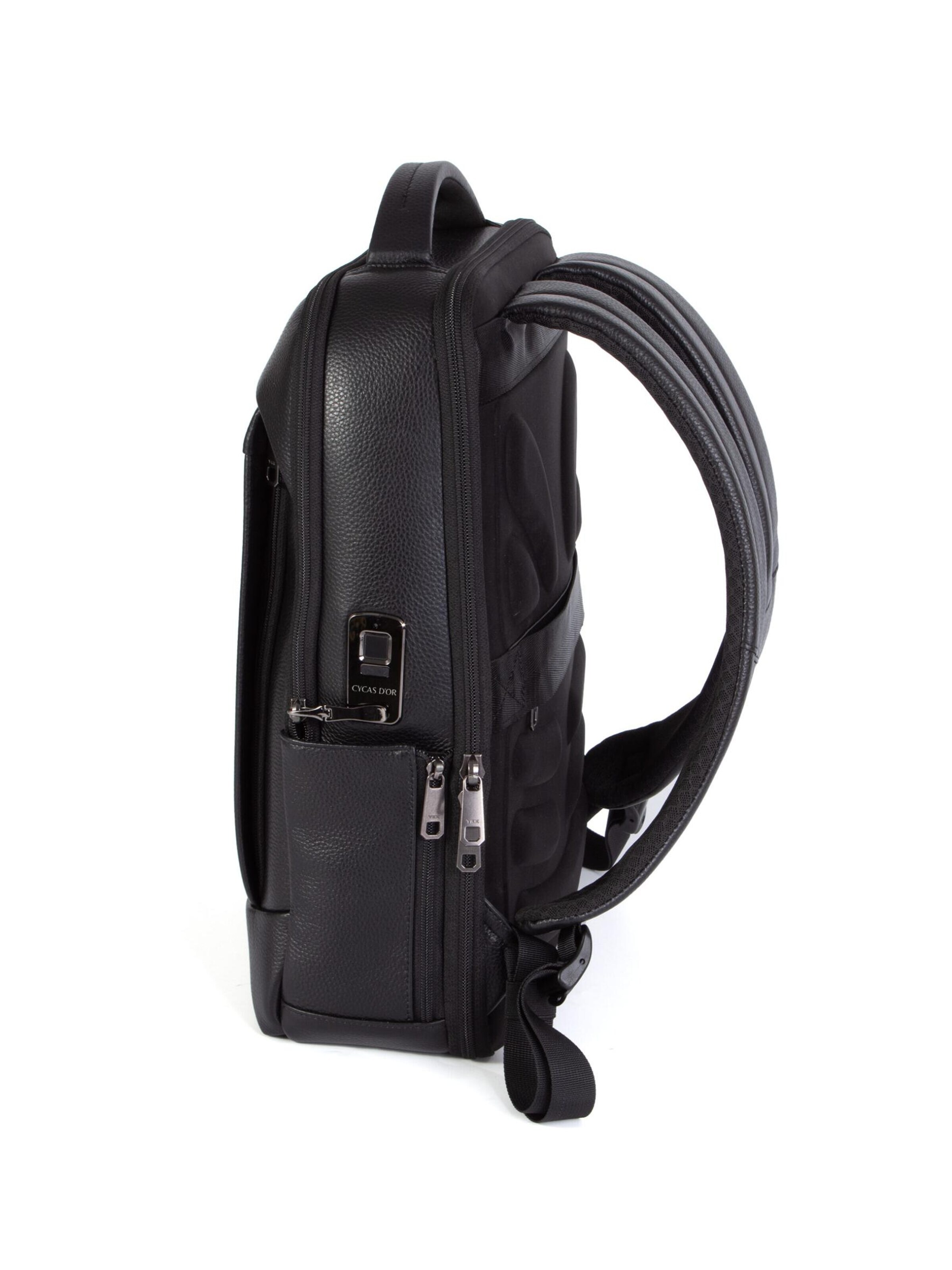 Sac à dos 'AUREX FINGERPRINT TECH.' CYCAS D'OR en noir