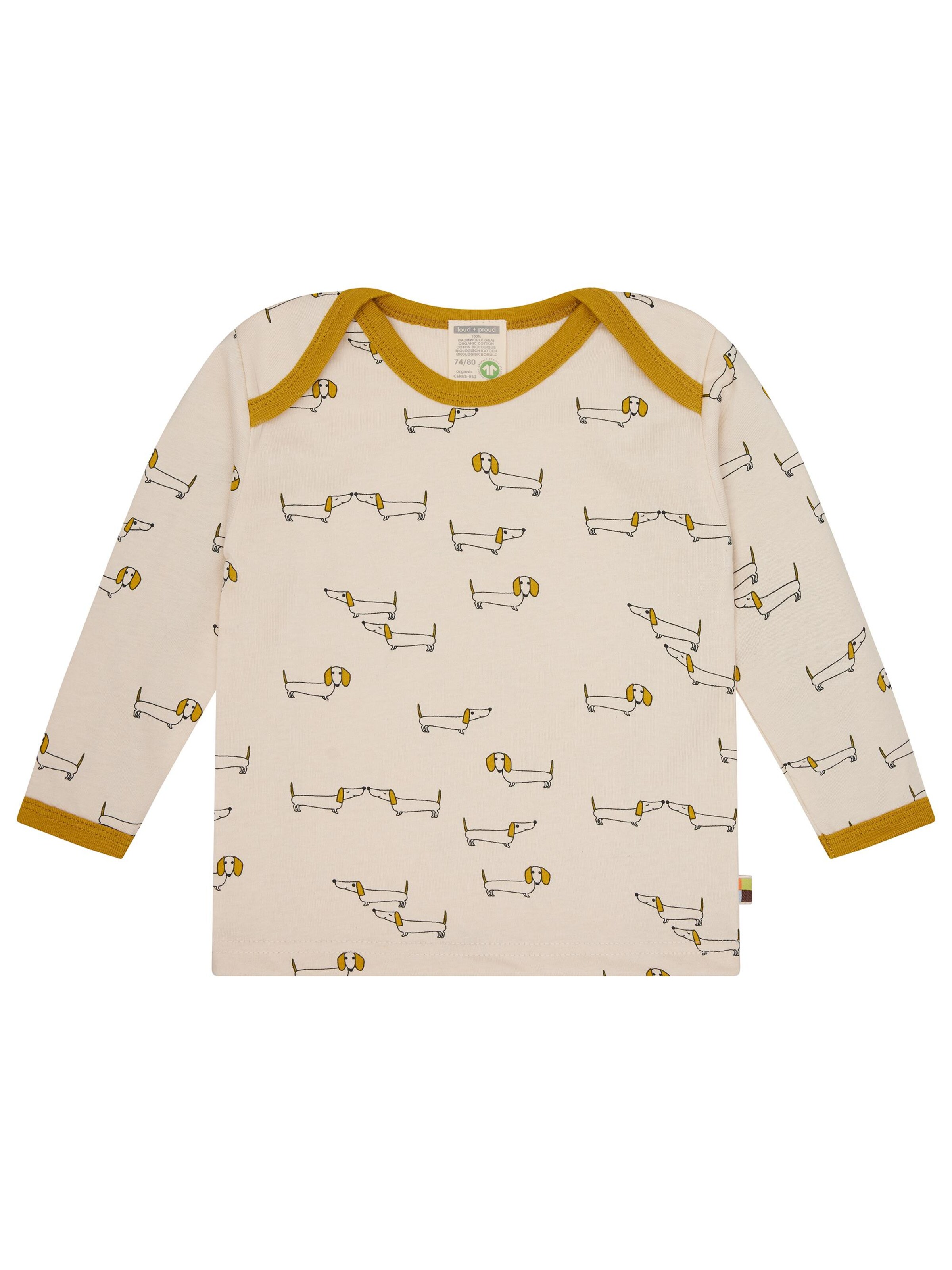 loud + proud Shirt in Yellow: front