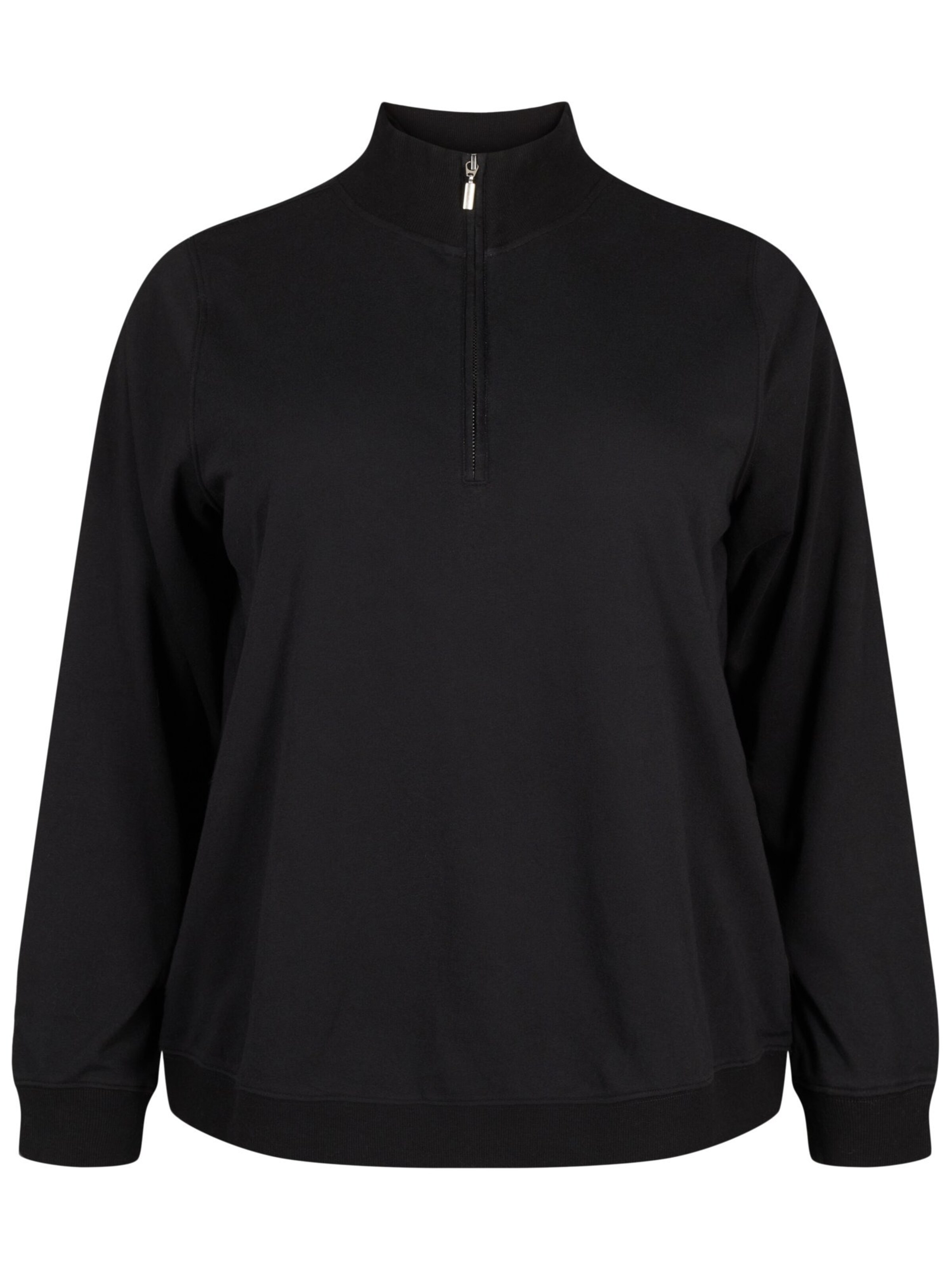 Zizzi Mikina 'MCHARLINE' - Čierna: predná strana