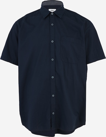 s.Oliver Men Big Sizes Regular Fit Hemd in Blau: Vorderseite