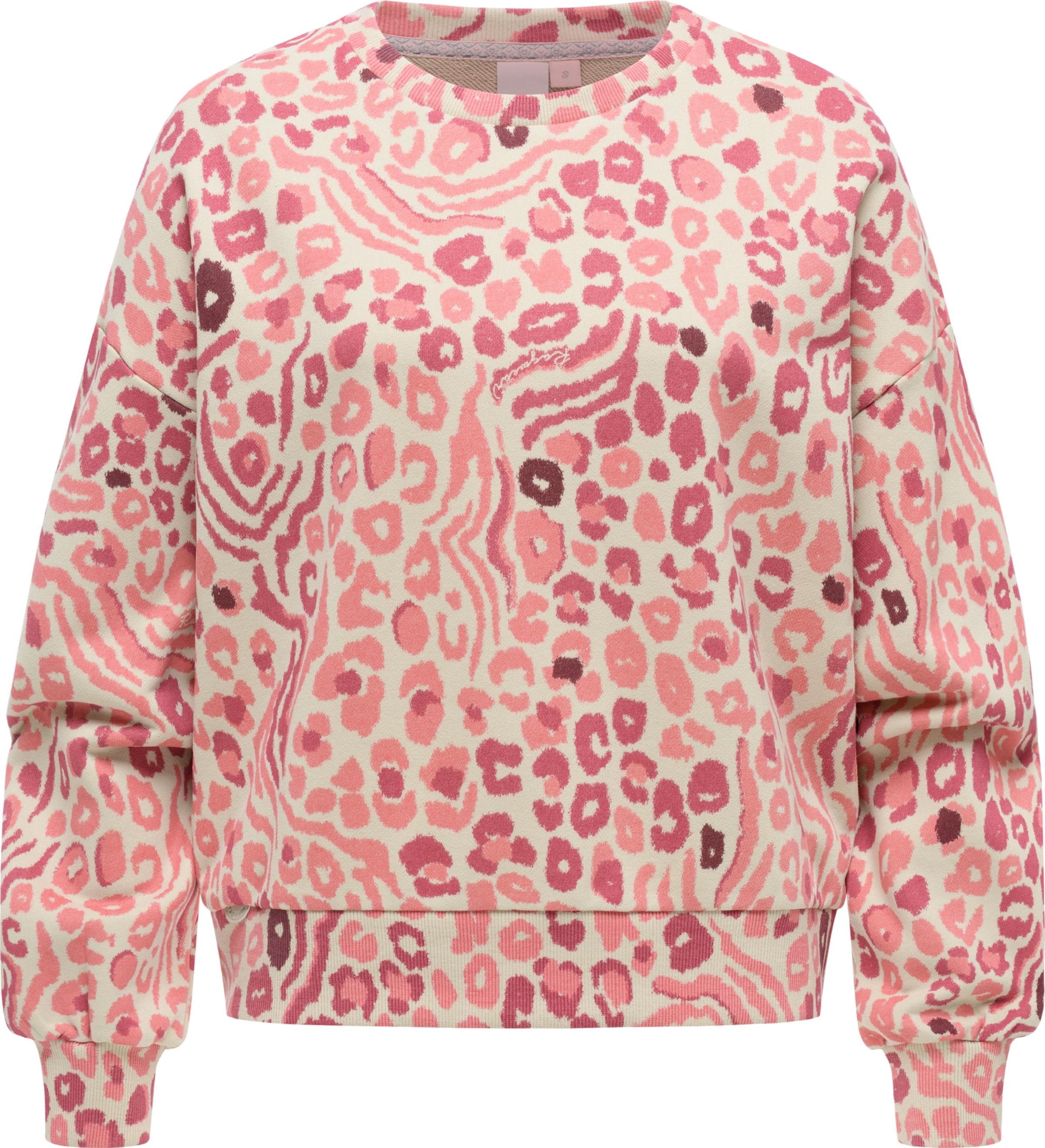 Ragwear Sweatshirt 'Wuss' in Pink: front