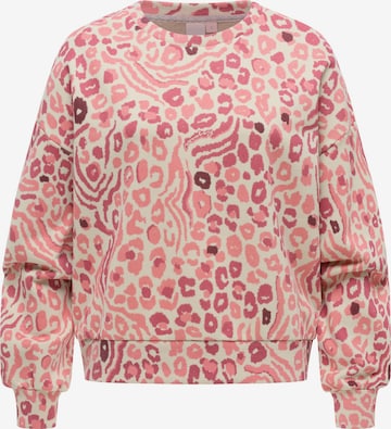 Sweat-shirt 'Wuss' Ragwear en rose : devant