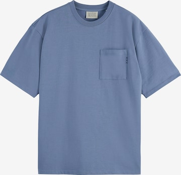 SCOTCH & SODA T-Shirt 'SEASONAL CORE 3' in Blau: Vorderseite