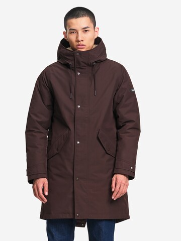 Parka d’hiver AIGLE en rouge : devant