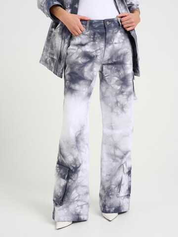 Wide leg Pantaloni cargo 'Kala' di Gestuz in grigio: frontale