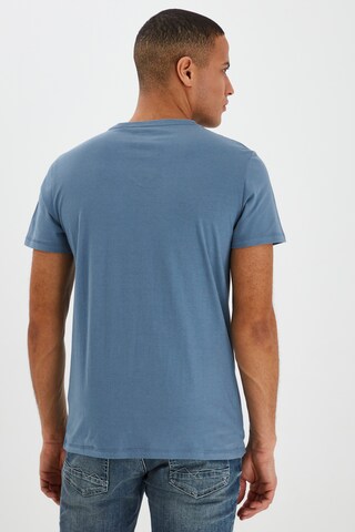 BLEND T-Shirt 'Davis' in Blau