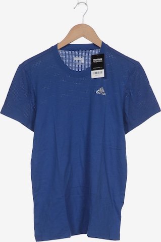ADIDAS PERFORMANCE T-Shirt M in Blau: predná strana