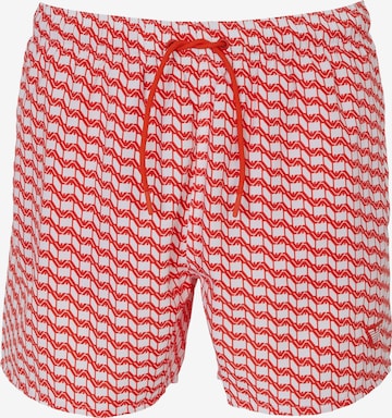 Emporio Armani Badeshorts i rød: forside