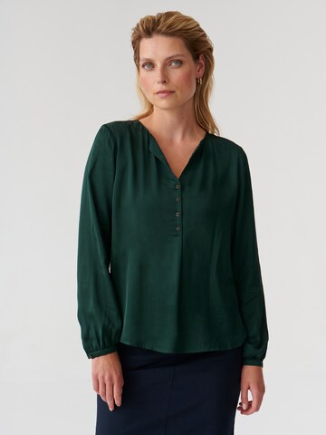 TATUUM Блуза 'ISOLIKO' в зелено: отпред