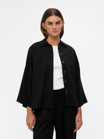 OBJECT - Blusa 'TILDA' en negro: frente