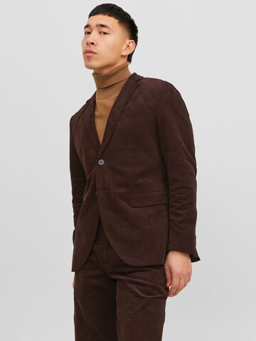 Coupe regular Veste de costume JACK & JONES en marron