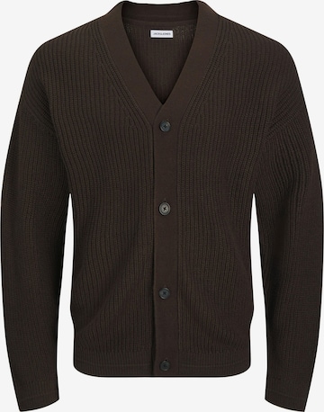 Jack & Jones Junior - Cárdigan en marrón: frente