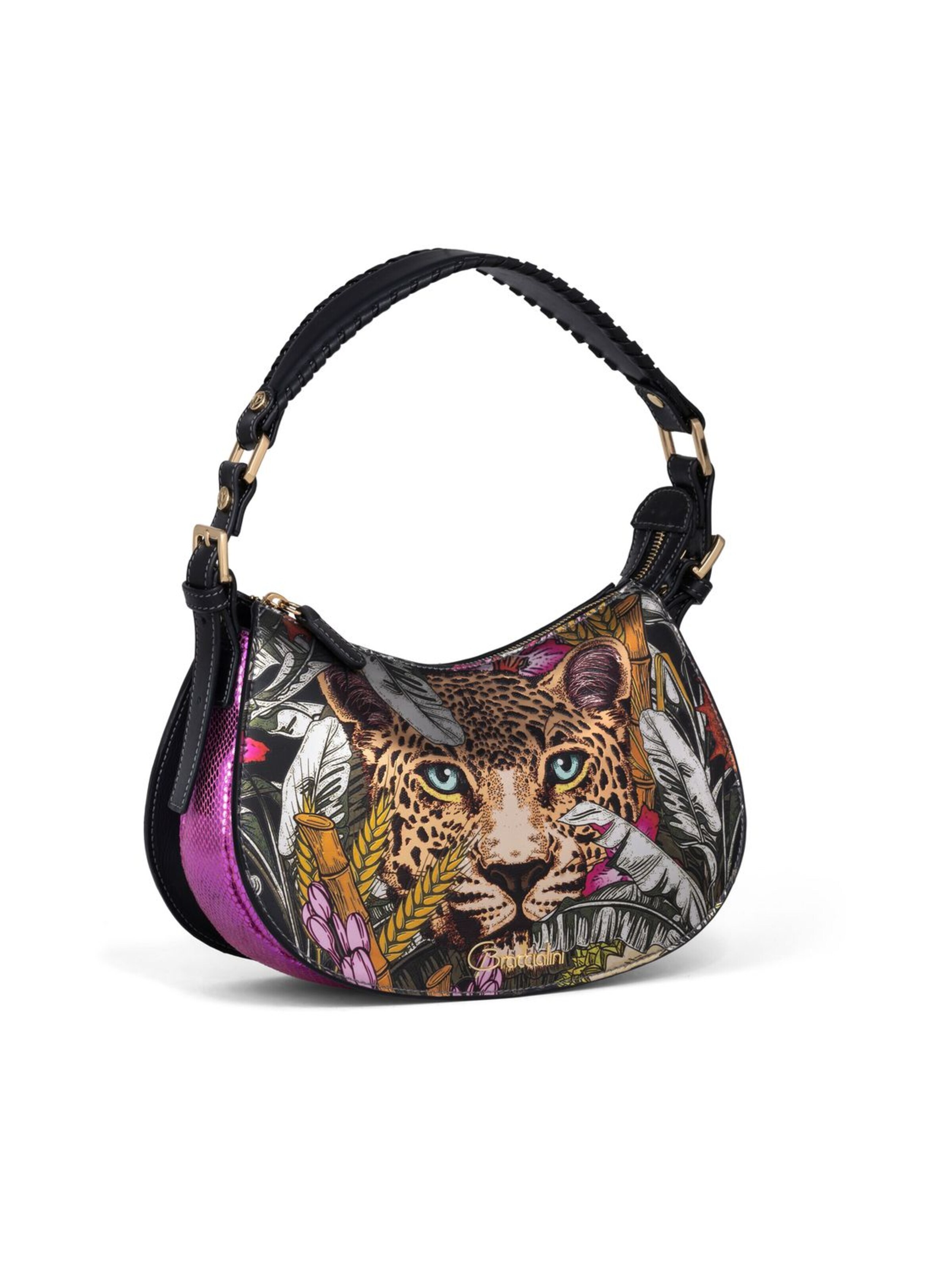 Braccialini - Bolso de hombro 'Ginevra Giaguaro' en Mezcla de colores
