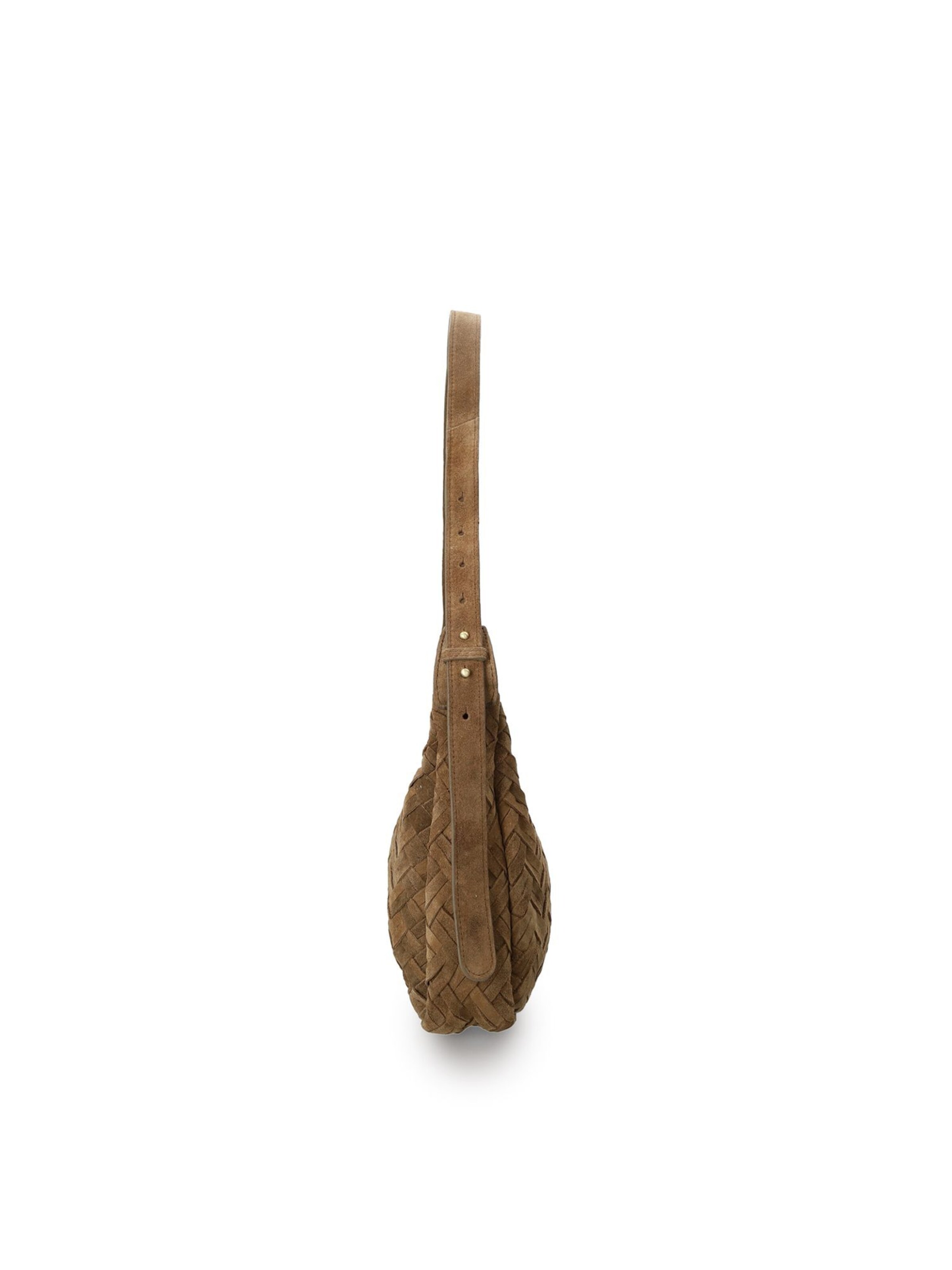 MANFIELD Umhängetasche in Braun