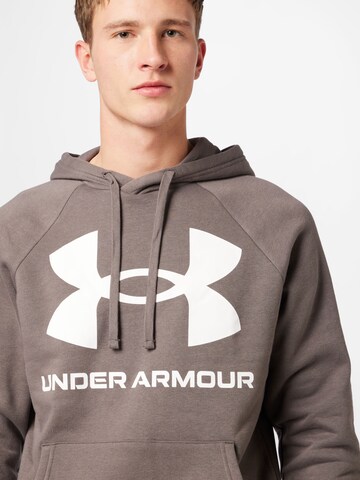 UNDER ARMOUR Sportsweatshirt 'Rival' in Braun