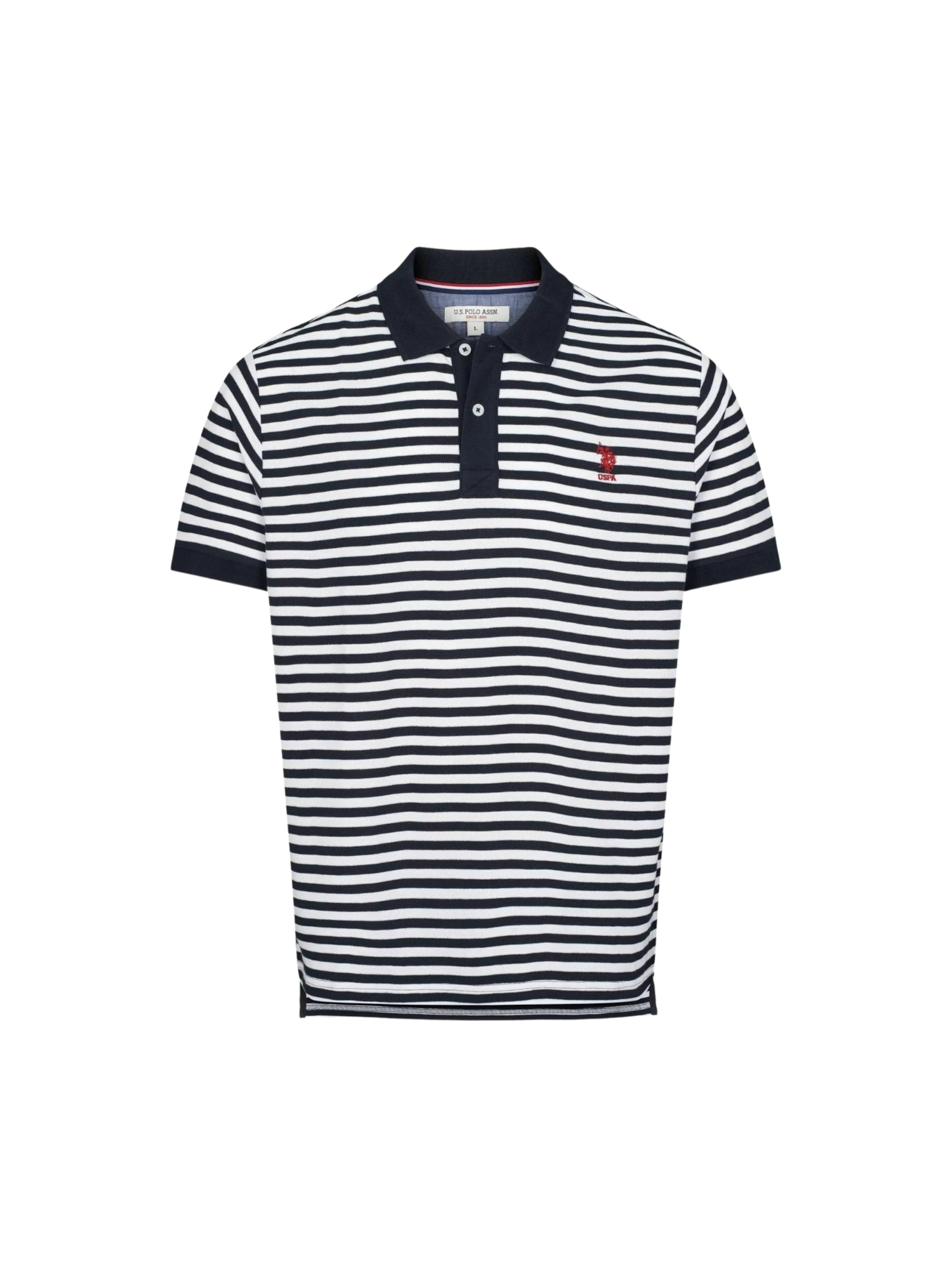 U.S. POLO ASSN. Skjorte ' Claus ' i hvid: forside