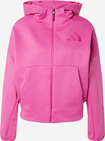 rožinė ADIDAS SPORTSWEAR Sportinis džemperis 'Z.N.E.': priekis