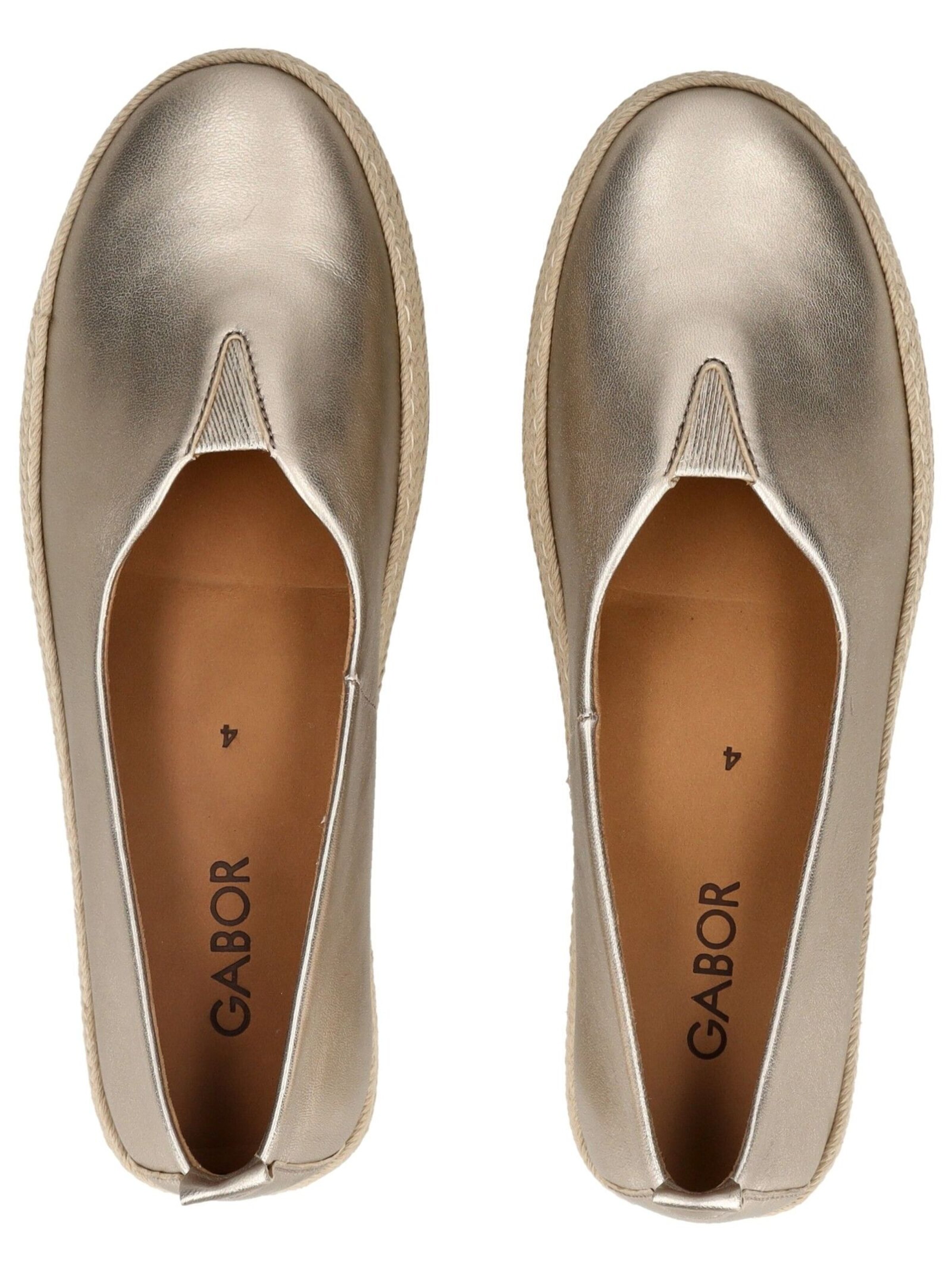 Espadrilles GABOR en or