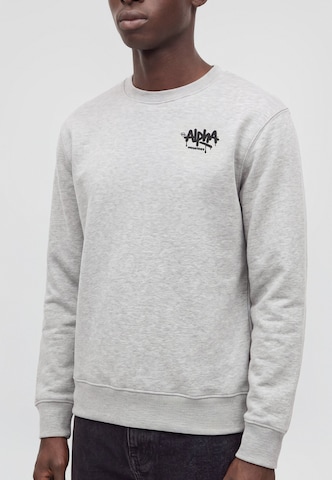 ALPHA INDUSTRIES Sweatshirt i grå