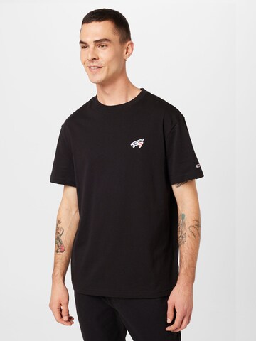 Tommy Jeans T-Shirt in Schwarz: predná strana