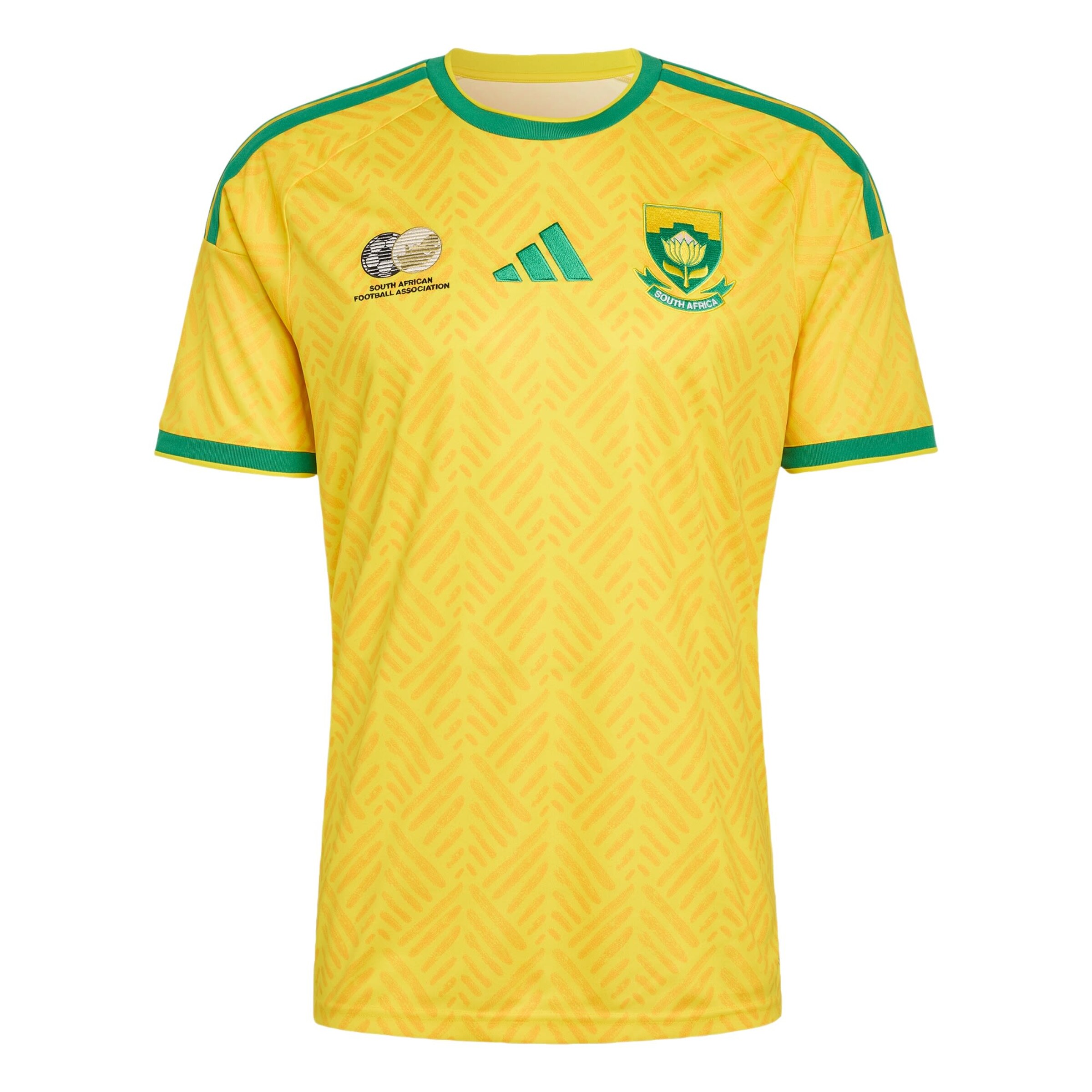 ADIDAS PERFORMANCE Camiseta de fútbol 'Südafrika 26' en XXS-XS en amarillo / amarillo oscuro / verde, Vista del producto