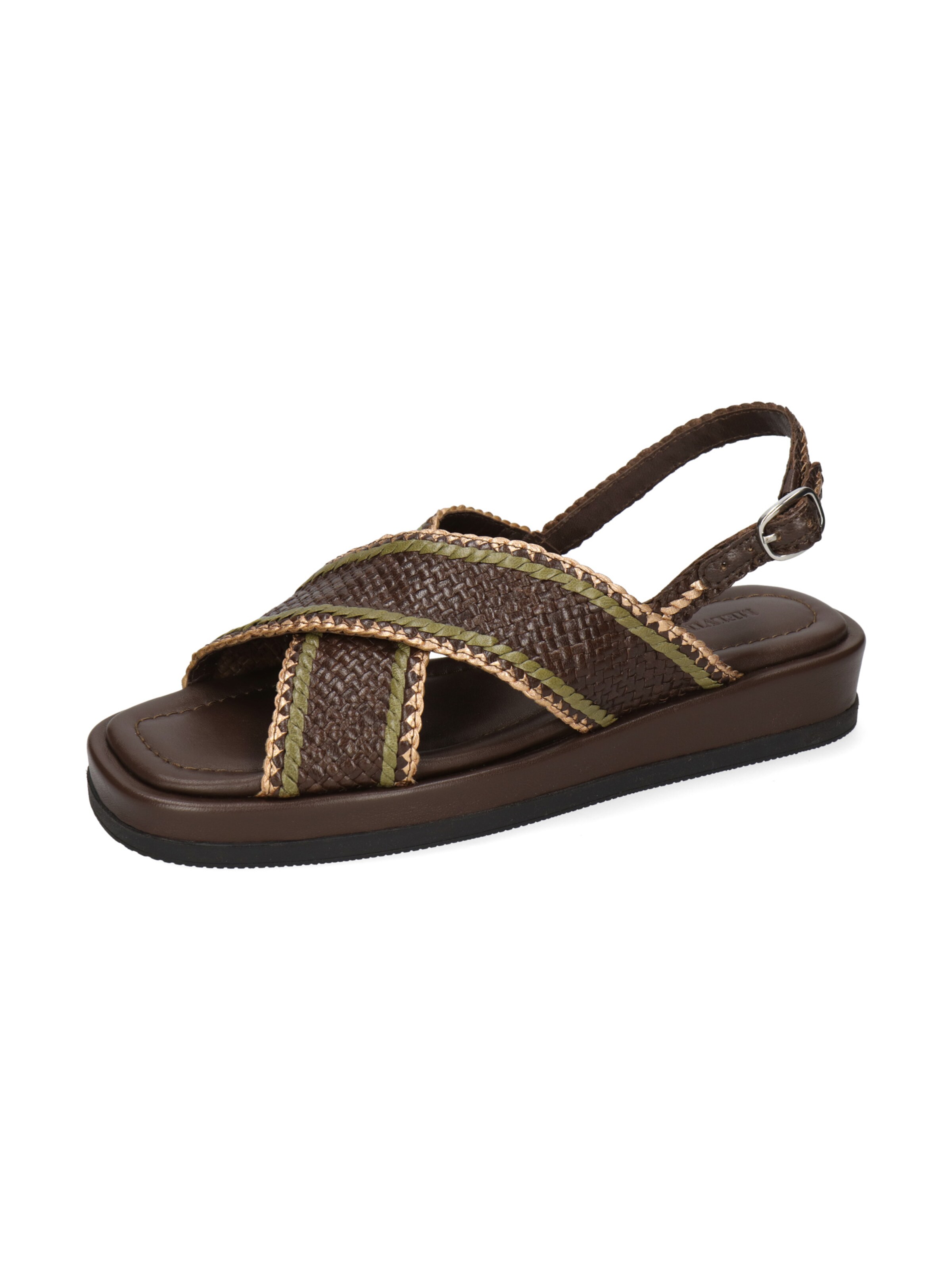 MELVIN & HAMILTON Sandals 'Vim 1' in Brown: front