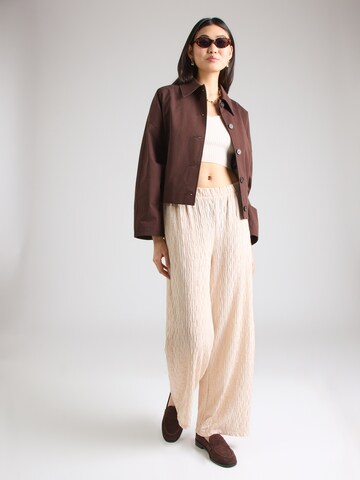 TOPSHOPWide Leg/ Široke nogavice Hlače 'JOSA' - bež boja