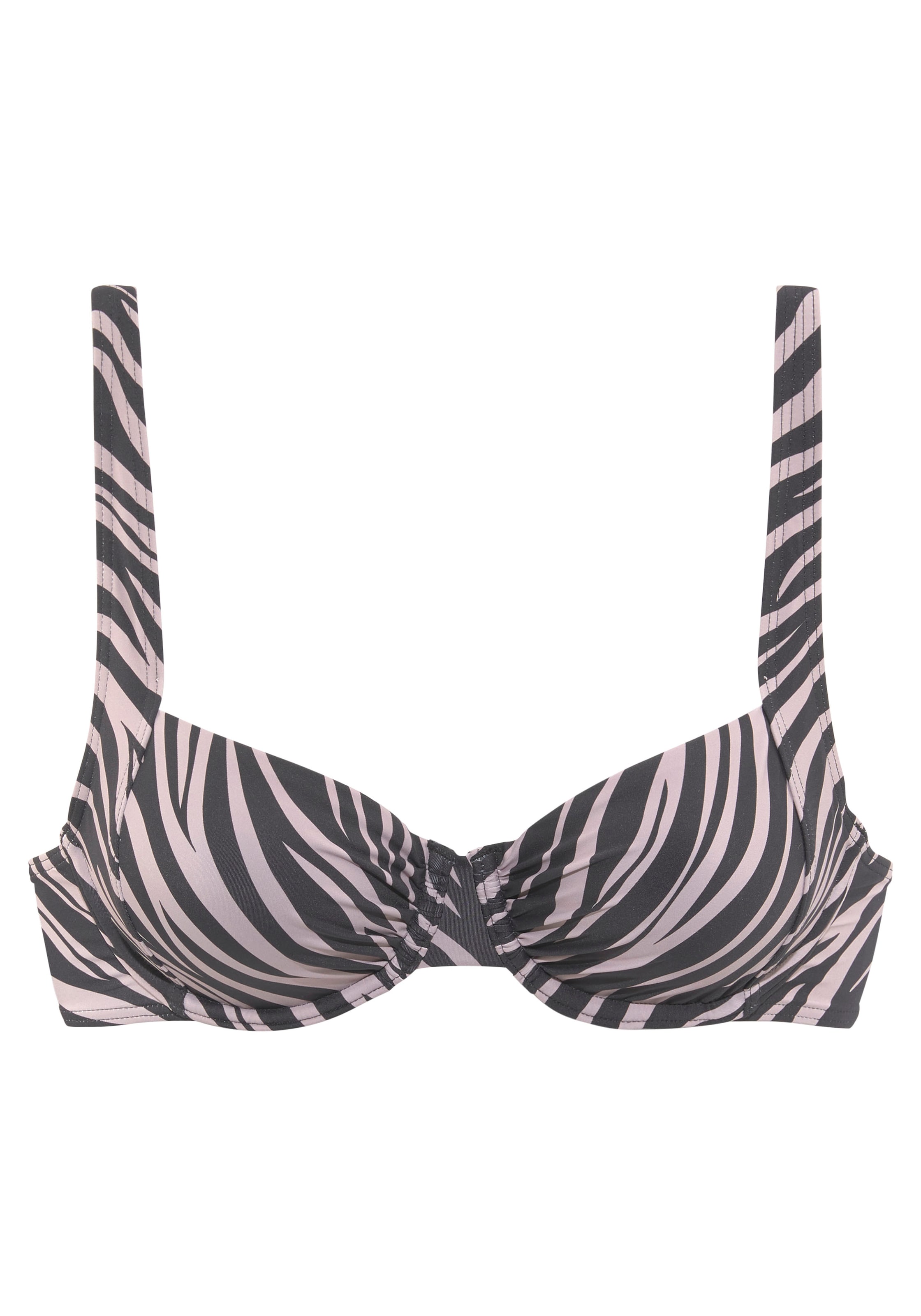 LASCANA Balconette Bikiniöverdel i svart: framsida