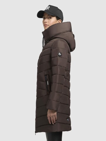 Manteau d’hiver 'Pluz' khujo en marron