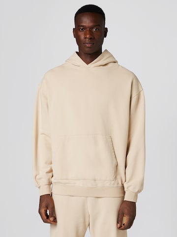 Sinned x ABOUT YOU Sweatshirt 'Aaron' in Beige: front