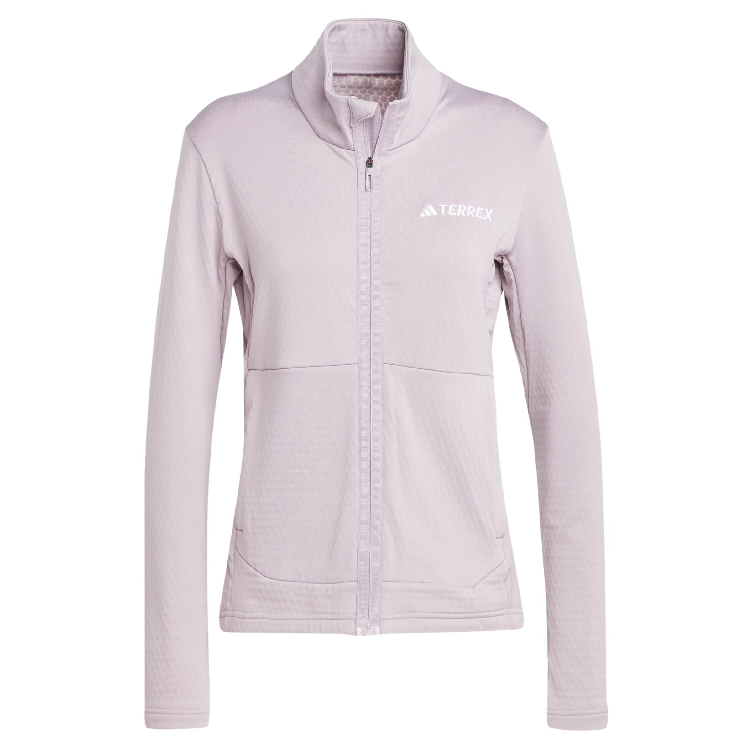 ADIDAS TERREX Athletic Fleece Jacket 'Multi' in Purple: front