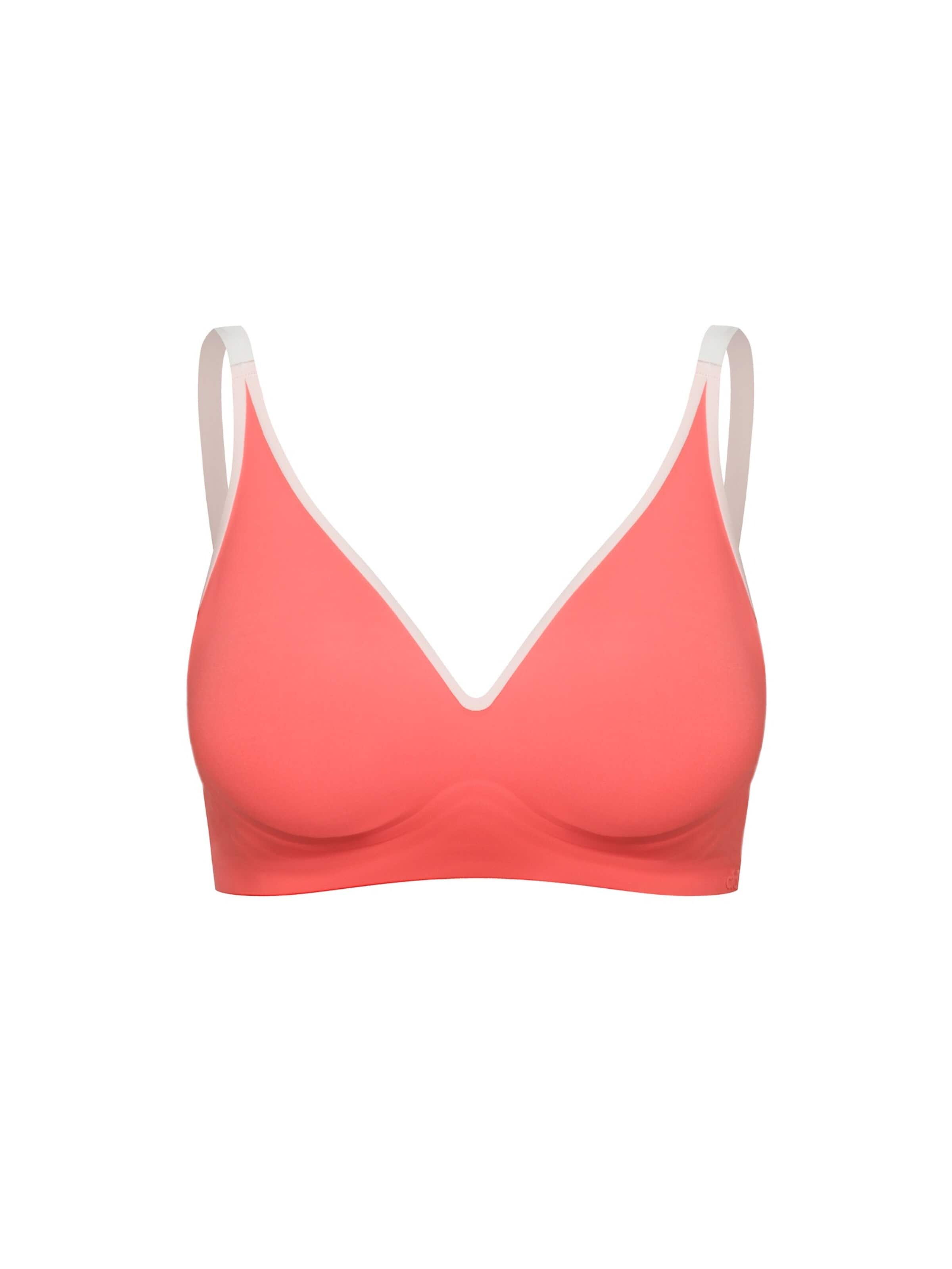 cfab (formerly creamy fabrics) BH 'Lined Comfort Push-Up BH'‌‌‌‌‌‌‌‌ in Orange: Vorderseite