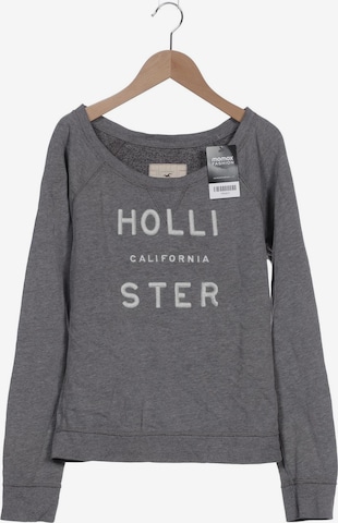 HOLLISTER Sweatshirt & Zip-Up Hoodie in L in Grey: front