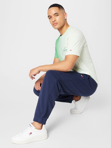 Tommy Jeans Tapered Hose in Blau