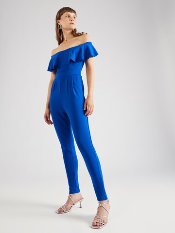 WAL G. Jumpsuit 'CHRISTINA' in Blauw: voorkant