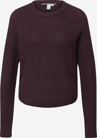 Pull-over QS en violet : devant