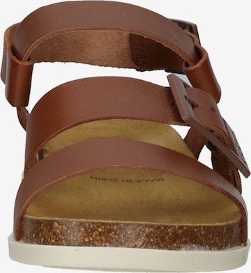 Kickers Sandalen met riem 'Kick Alana' in Bruin